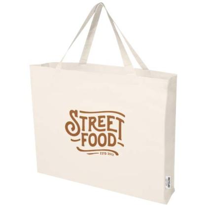 Odessa 220 g/m&sup2; GRS recycled cotton tote bag 40L