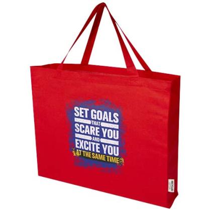Odessa 220 g/m² GRS recycled cotton tote bag 40L