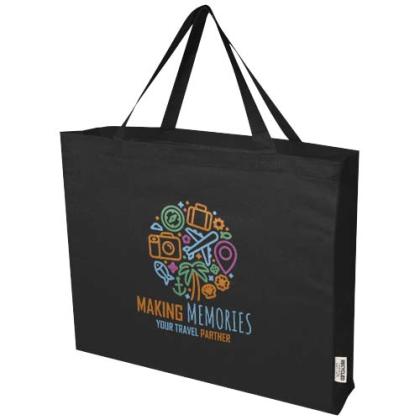 Odessa 220 g/m² GRS recycled cotton tote bag 40L