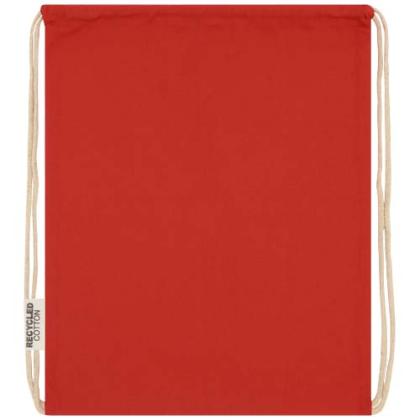 Oregon 140 g/m² GRS recycled cotton drawstring bag