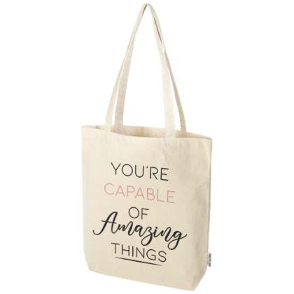 Florida 270 g/m² GRS recycled tote bag 10L