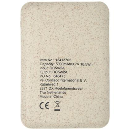 Asama 5000 mAh wheat straw power bank