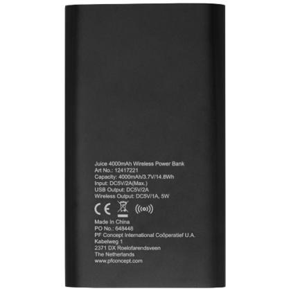 Juice 4000mAh wireless power bank