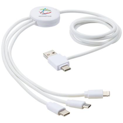 Pure 5-in-1 charging cable with antibacterial additive