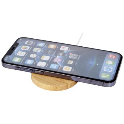Atra 10W bamboo magnetic wireless charging pad Atra 10W bamboo magnetic wireless charging pad