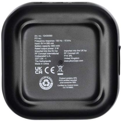 Stark 2.0 3W mini RCS recycled plastic Bluetooth&reg; speaker