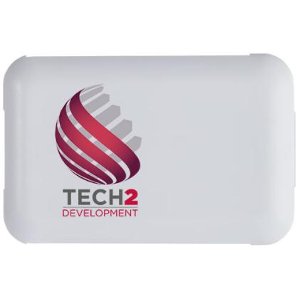 Savvy recycled plastic modular charging cable with phone holder