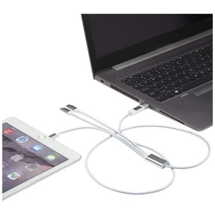 Versatile 5-1 recycled aluminium charging cable