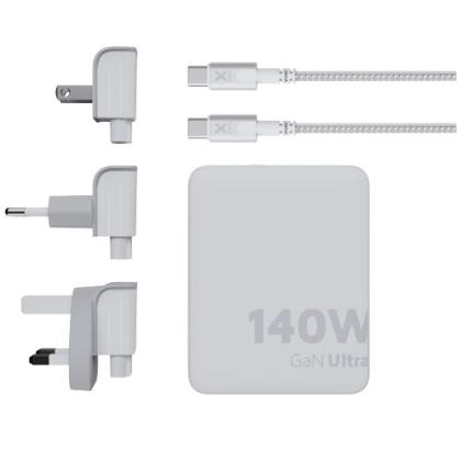 Xtorm XVC2140 GaN Ultra 140W travel charger with 240W USB-C PD cable