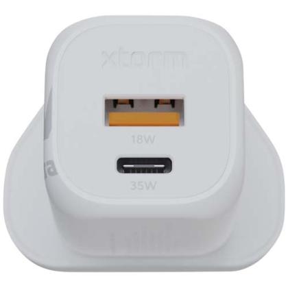 Xtorm XEC035G GaN² Ultra 35W wall charger - UK plug