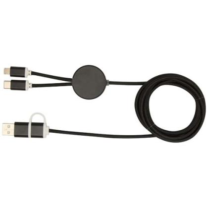Alasia 5-in-1 recycled aluminium and plastic 150 cm data sync and 27W fast charge cable