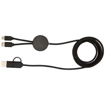 Citala 5-in-1 recycled plastic 150 cm data sync and 27W fast charge cable