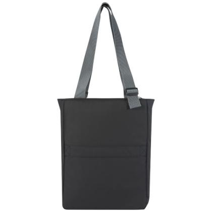 Aqua 14" GRS recycled water resistant laptop tote bag 14L