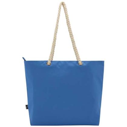 Panama GRS recycled beach cooler tote bag with cord handles 23L