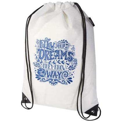 Evergreen GRS recycled non-woven drawstring bag 5L
