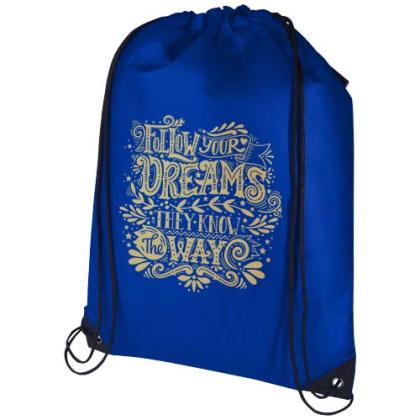 Evergreen GRS recycled non-woven drawstring bag 5L