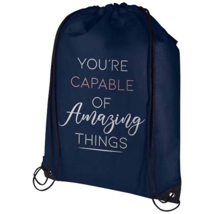 Evergreen GRS recycled non-woven drawstring bag 5L