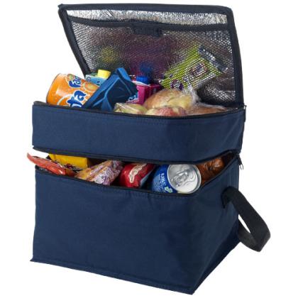 Oslo 2-zippered compartments cooler bag 13L