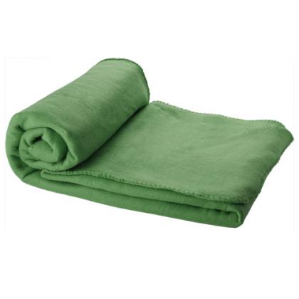 Huggy fleece plaid blanket with carry pouch 150x120 cm