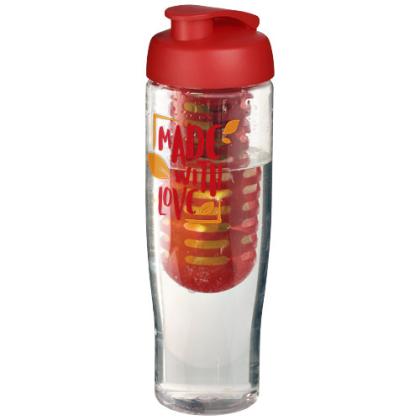 H2O Active® Tempo 700 ml flip lid sport bottle & infuser