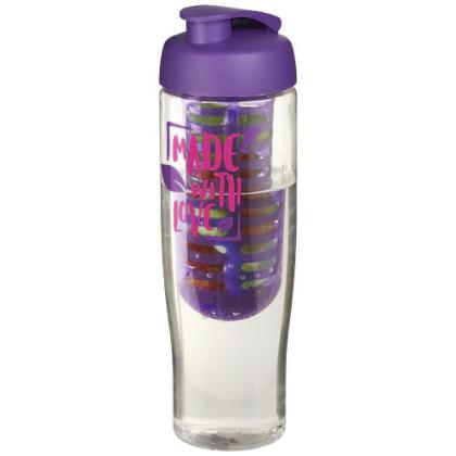 H2O Active® Tempo 700 ml flip lid sport bottle & infuser