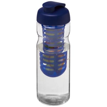 H2O Active&reg; Base 650 ml flip lid sport bottle & infuser