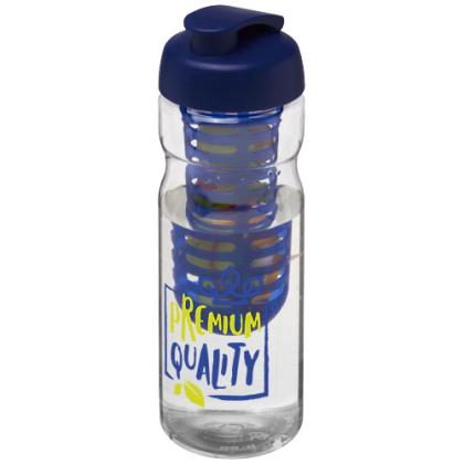 H2O Active&reg; Base 650 ml flip lid sport bottle & infuser