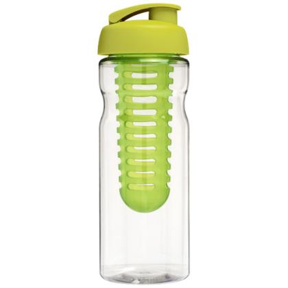 H2O Active&reg; Base 650 ml flip lid sport bottle & infuser