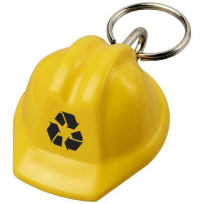 Kolt hard hat-shaped recycled keychain