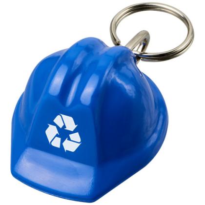 Kolt hard hat-shaped recycled keychain