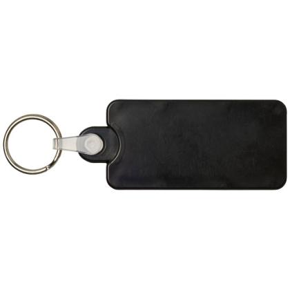 Kym recycled tyre tread check keychain