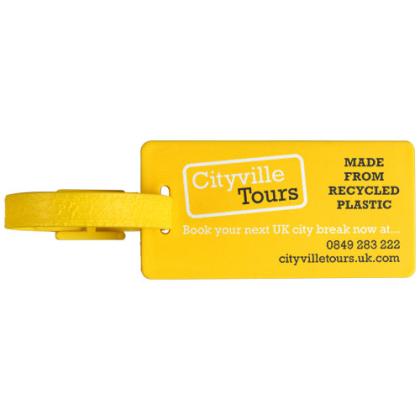 River recycled window luggage tag