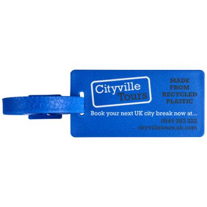 River recycled window luggage tag