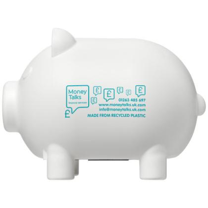 Oink recycled plastic piggy bank