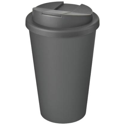 Americano® Eco 350 ml recycled tumbler with spill-proof lid