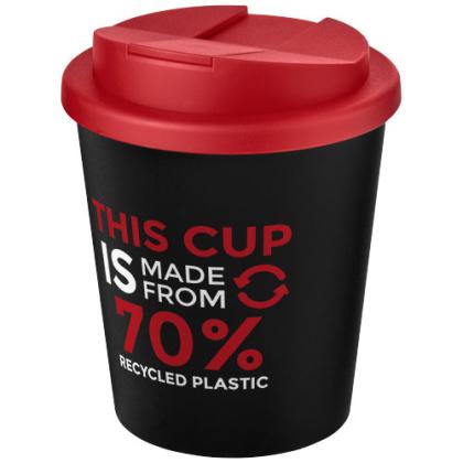 Americano® Espresso Eco 250 ml recycled tumbler with spill-proof lid