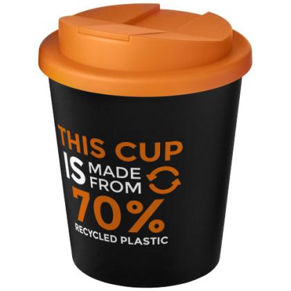 Americano® Espresso Eco 250 ml recycled tumbler with spill-proof lid