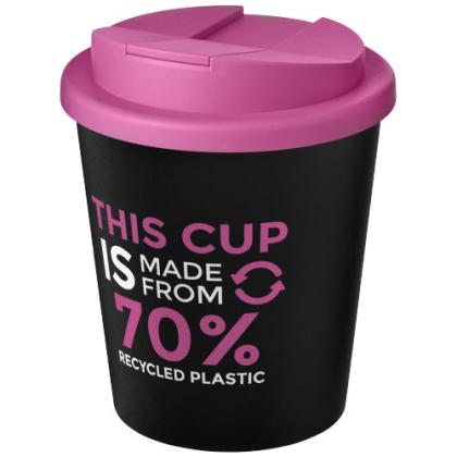 Americano® Espresso Eco 250 ml recycled tumbler with spill-proof lid