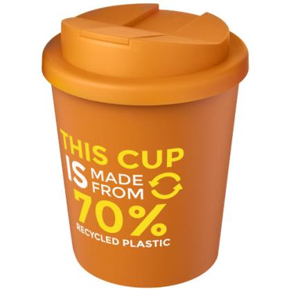 Americano® Espresso Eco 250 ml recycled tumbler with spill-proof lid