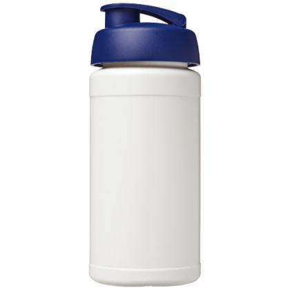 Baseline 500 ml recycled sport bottle with flip lid