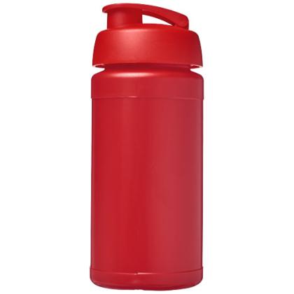 Baseline 500 ml recycled sport bottle with flip lid