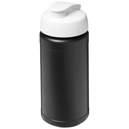 Baseline 500 ml recycled sport bottle with flip lid