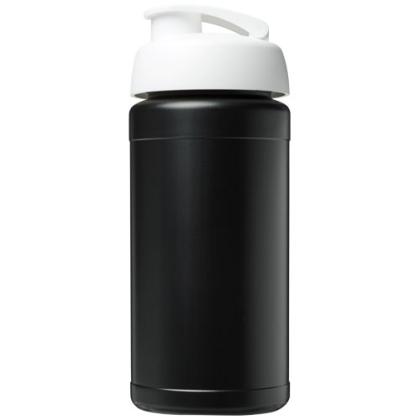 Baseline 500 ml recycled sport bottle with flip lid