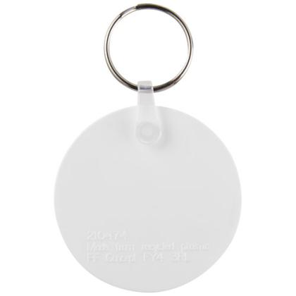 Tait circle-shaped recycled keychain