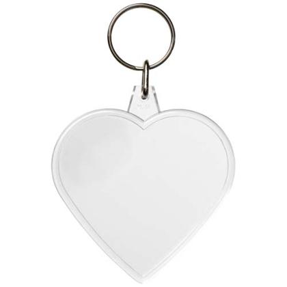 Combo heart-shaped keychain