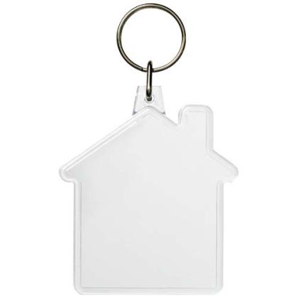 Combo house-shaped keychain