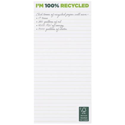 Desk-Mate® 1/3 A4 recycled notepad