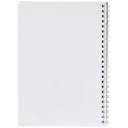 Desk-Mate® A4 spiral notebook with printed back cover