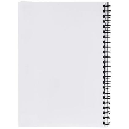 Desk-Mate® A4 spiral notebook with printed back cover