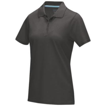 Graphite short sleeve women’s organic polo Graphite short sleeve women’s organic polo